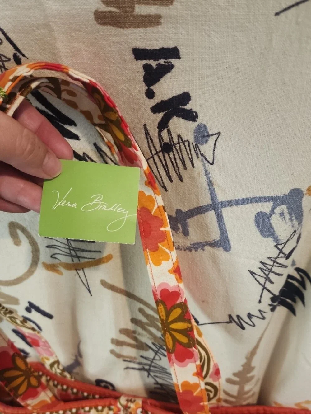 Vera Bradley Forkloric Quilted Floral Tote